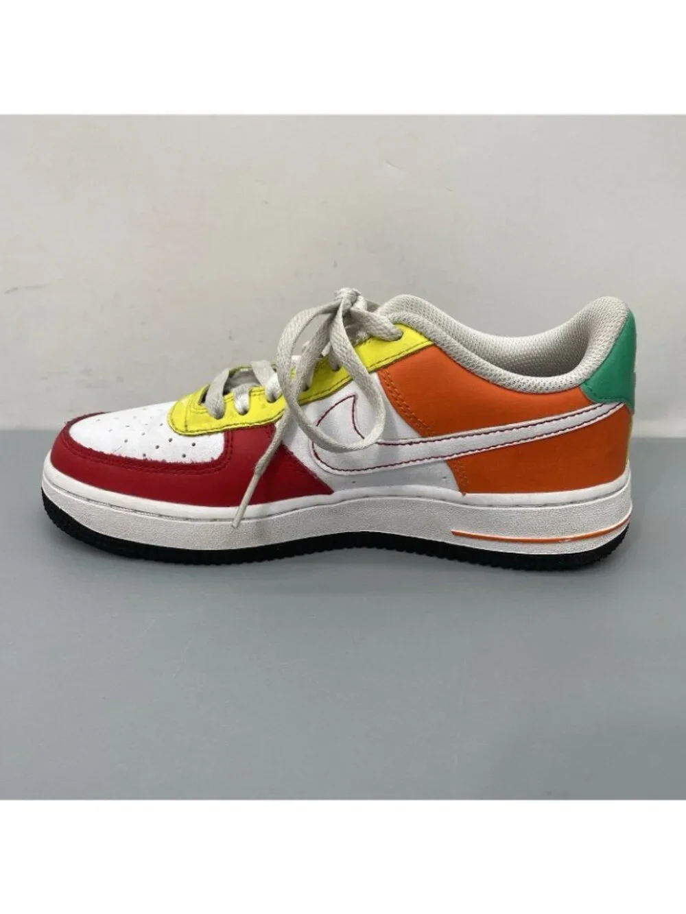 Nike Air Force 1 Low LV8 GS Rubik's Cube Sneakers Shoes Athletic Colorful Kids 4